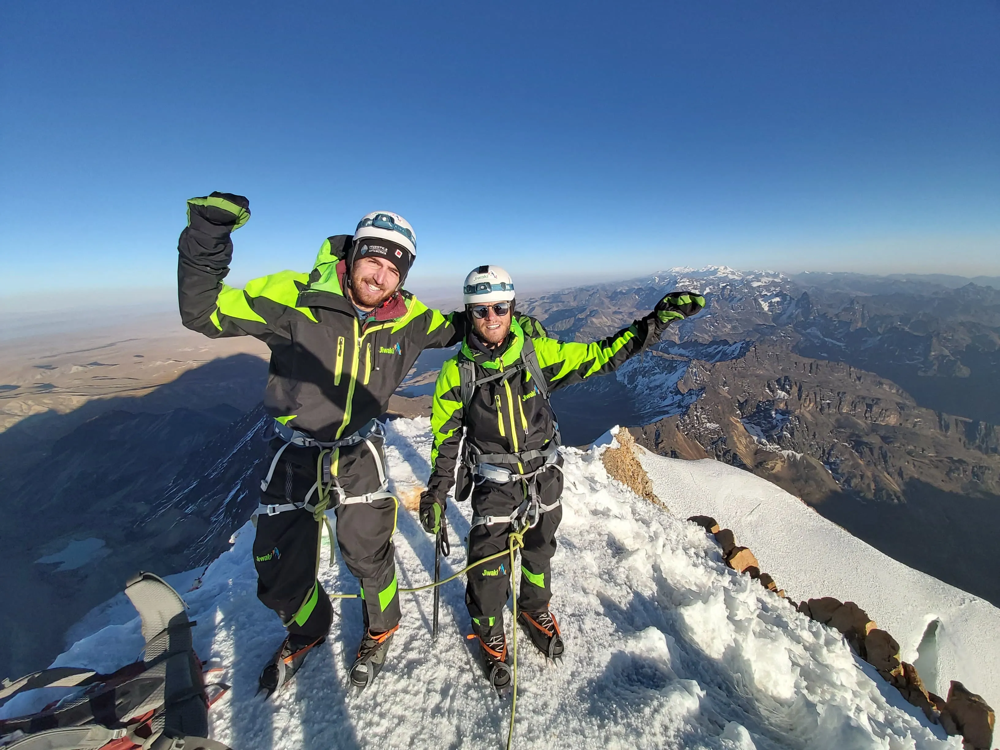 Summit climb Huayna Potosi 1