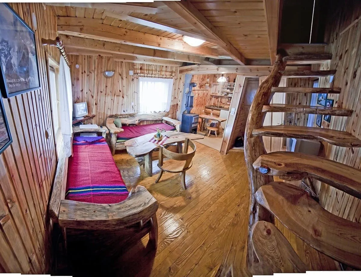 What is the accommodation like while hiking in Montenegro?