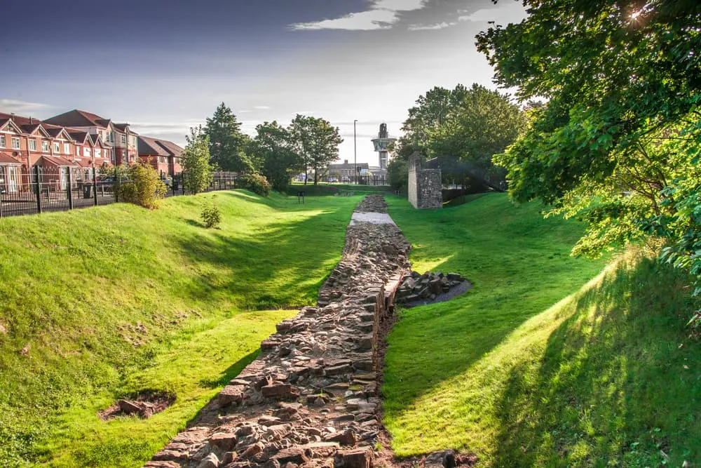 Gå Hadrians Mursti: Start- og slutpunkt