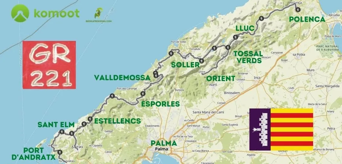 GR221 - 7-Day Tour Including Accommodation Before and After 1