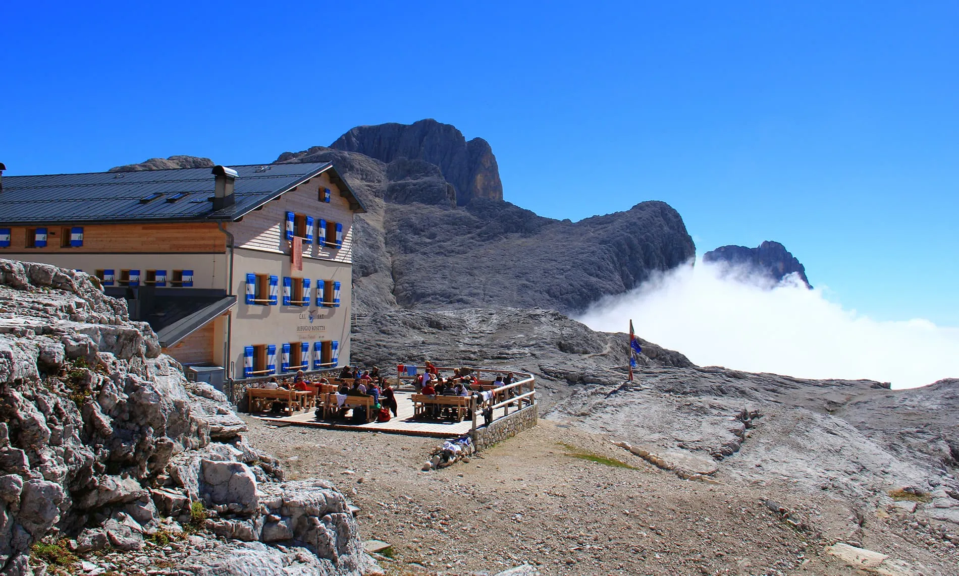 Rifugio Pedrotti alla Rosetta