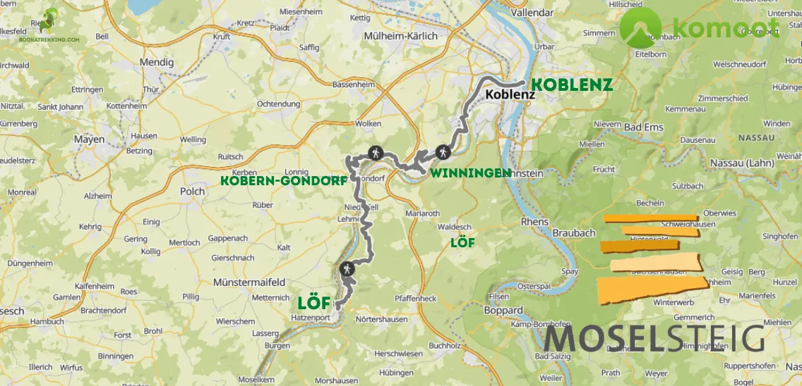 Last Part of the Moselsteig: Löf - Koblenz 1
