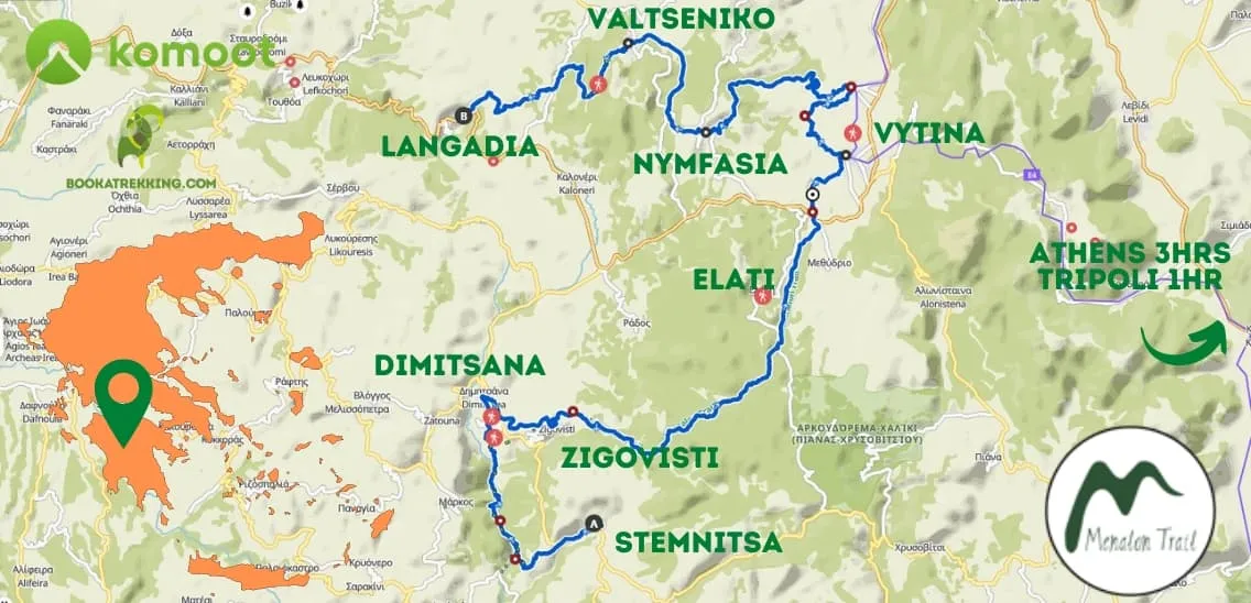 Fast Menalon Trail - with Accommodation in Stemnitsa and Lagkadia 1