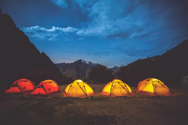 Puente Ruinas campsite