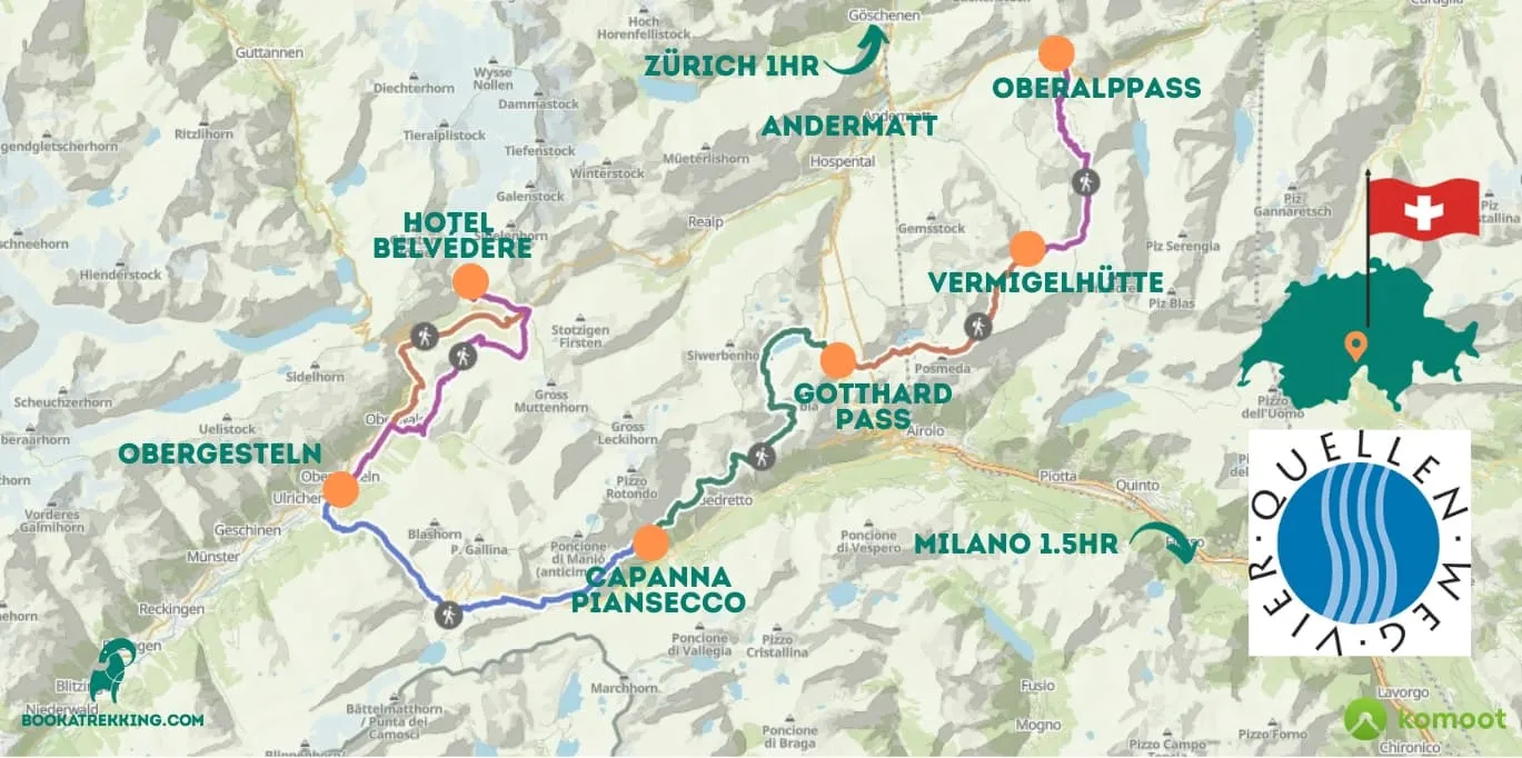 What and Where Is the Vier-Quellen-Weg? 