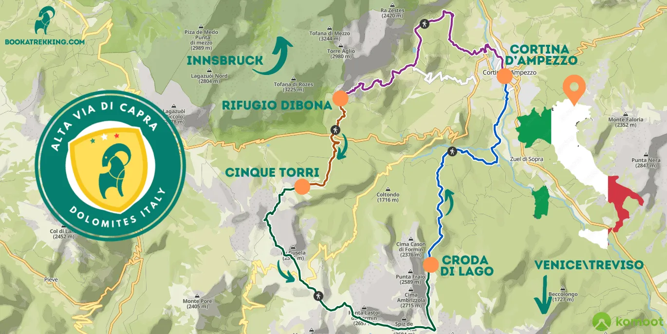 What and Where Is the Alta Via di Capra?