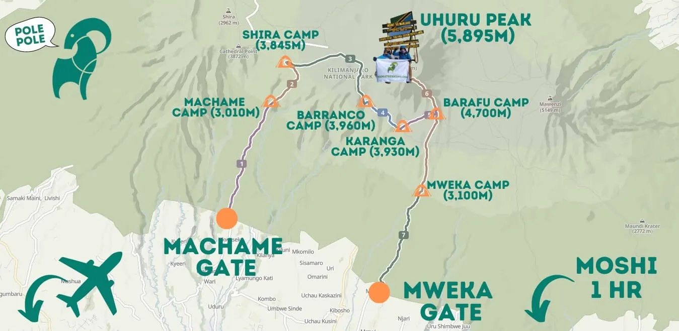Machame Route 7