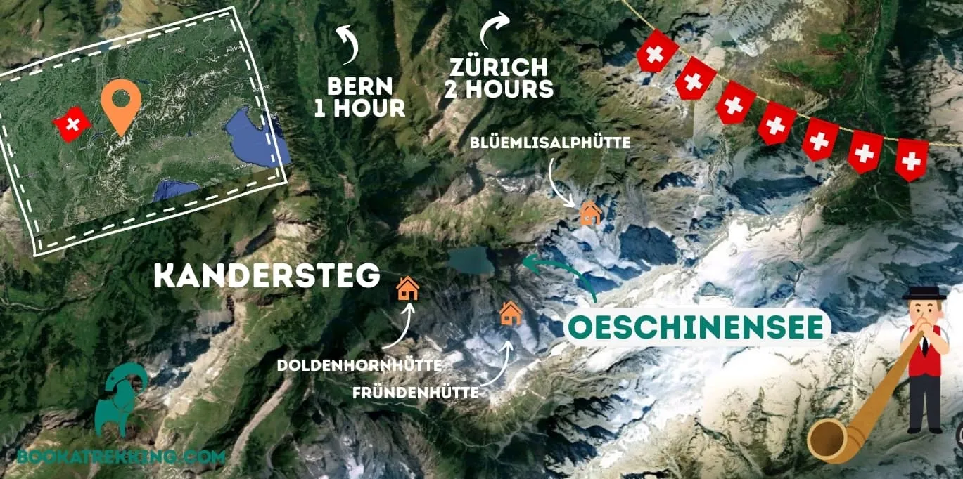 ¿Qué y dónde está el lago Oeschinen?