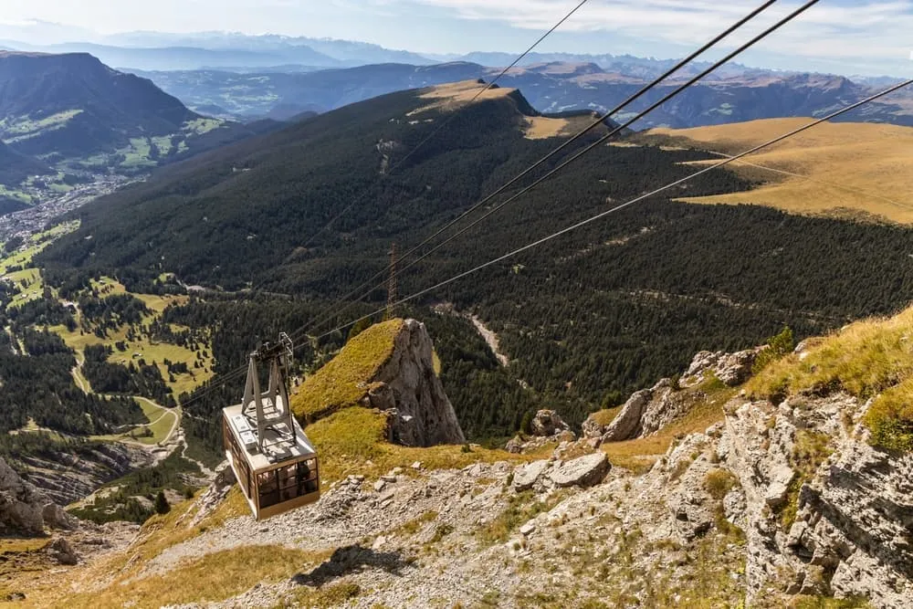 Hur tar jag mig bäst till Seceda-utsiktspunkten TEST?